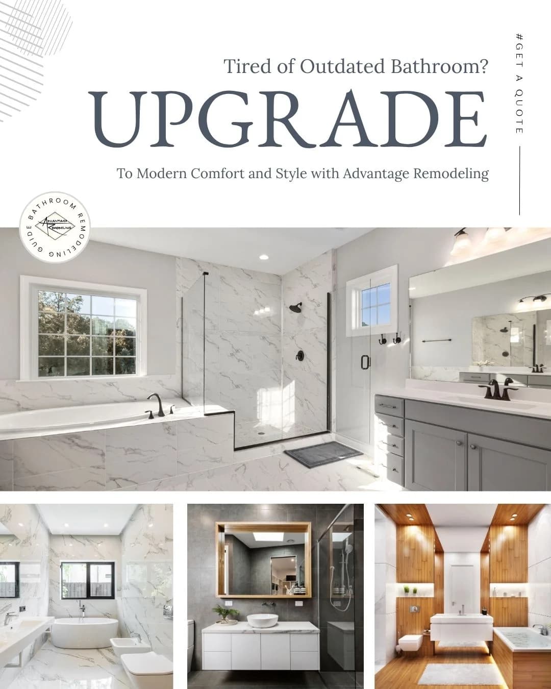 Tired of an outdated bathroom? Upgrade
