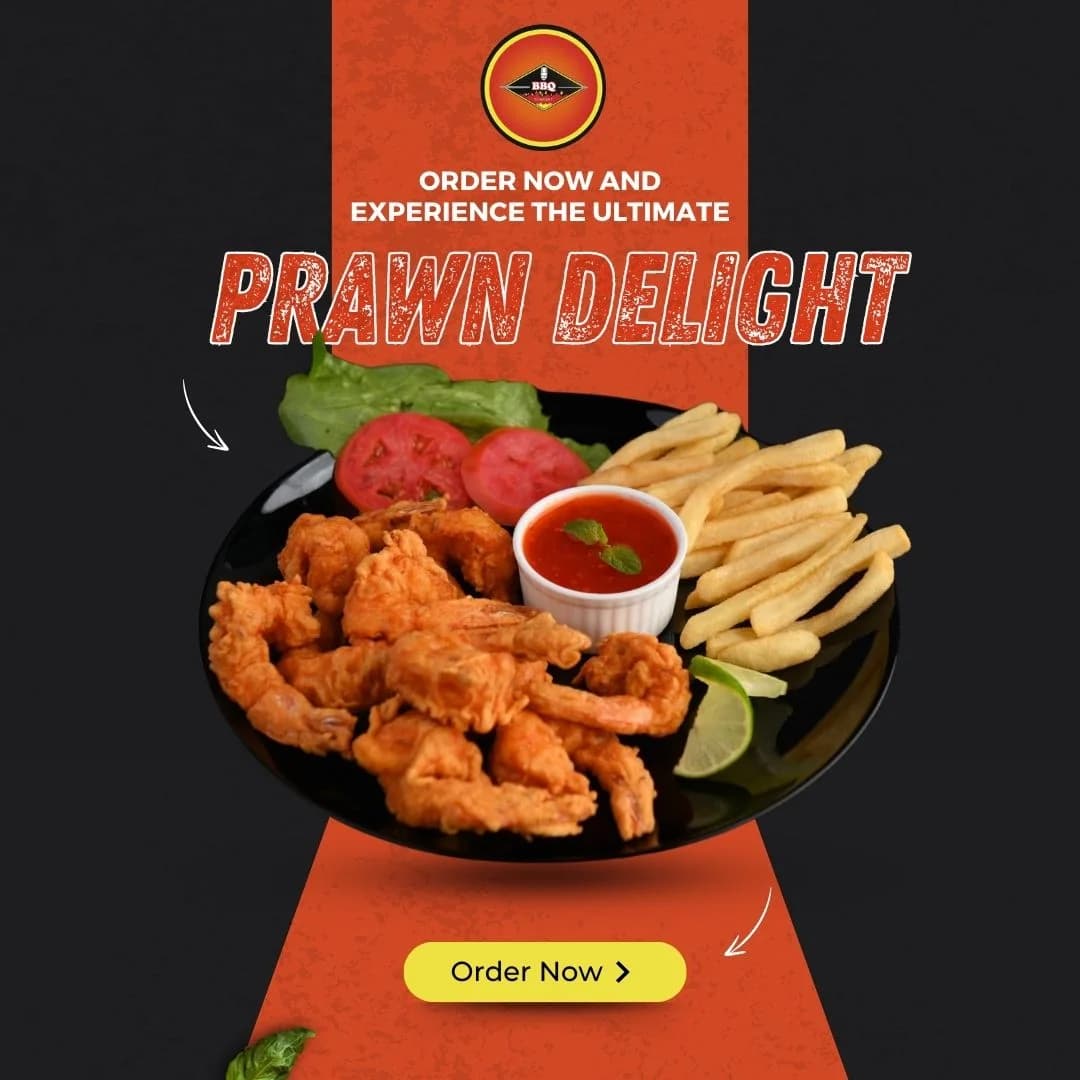 Prawn Delight menu promotion