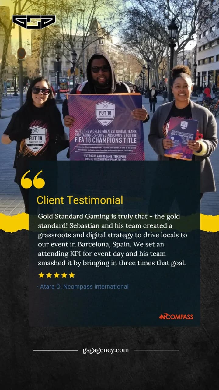 Client testimonial reel