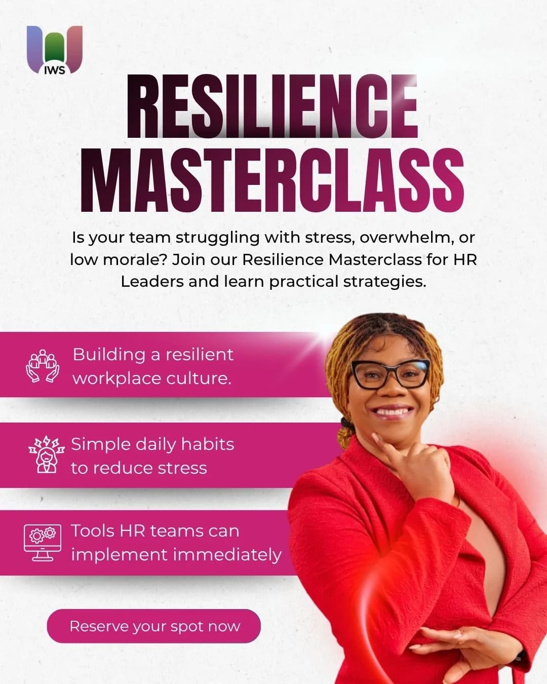 Resilience Masterclass for HR leaders