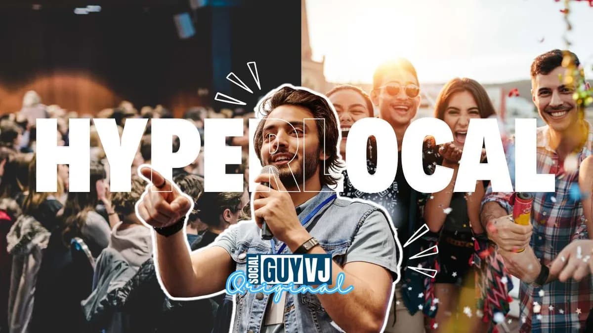 Hyperlocal Social Media Marketing - Social Guy VJ